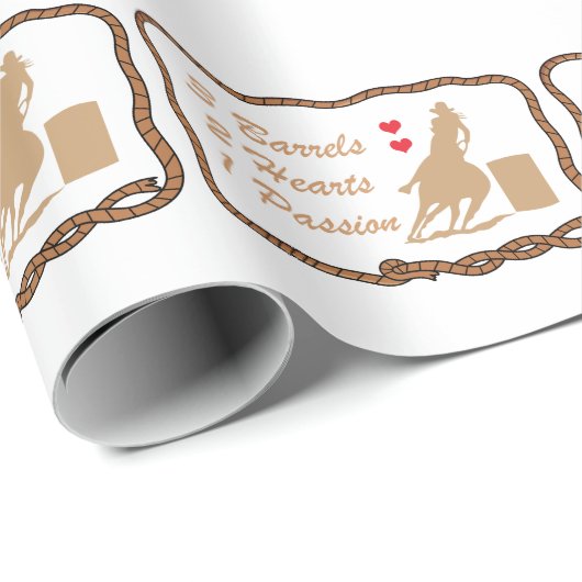 Barrel Racing Cadeaupapier (Rol Hoek)