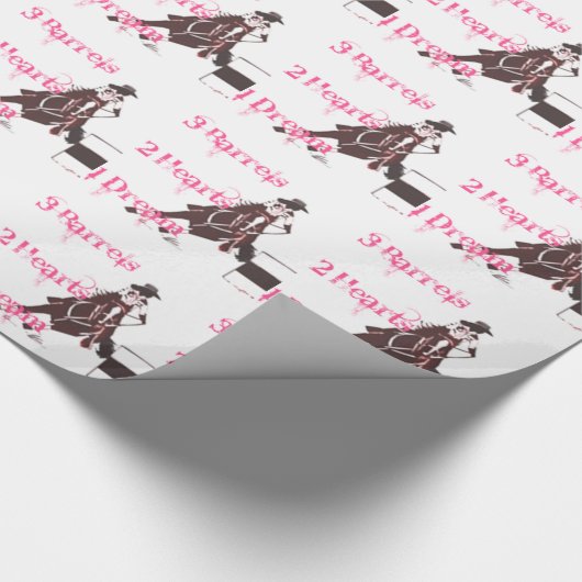 Barrel Racing Cadeaupapier (Hoek)