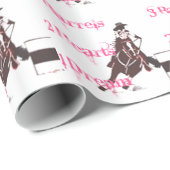 Barrel Racing Cadeaupapier (Rol Hoek)