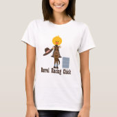 Barrel Racing Chick Dames Shirt (Voorkant)