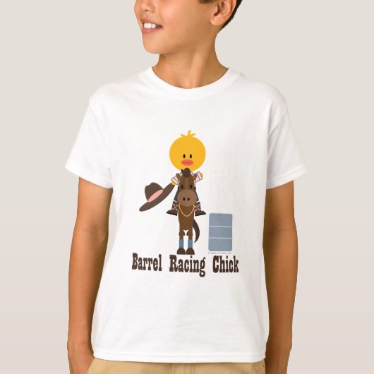 Barrel Racing Chick Kinder Sweatshirt (Voorkant)