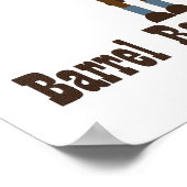 Barrel Racing Chick Poster (Hoek)