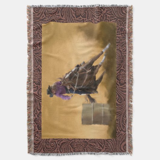 Barrel Racing Deken (Voorkant Verticaal)