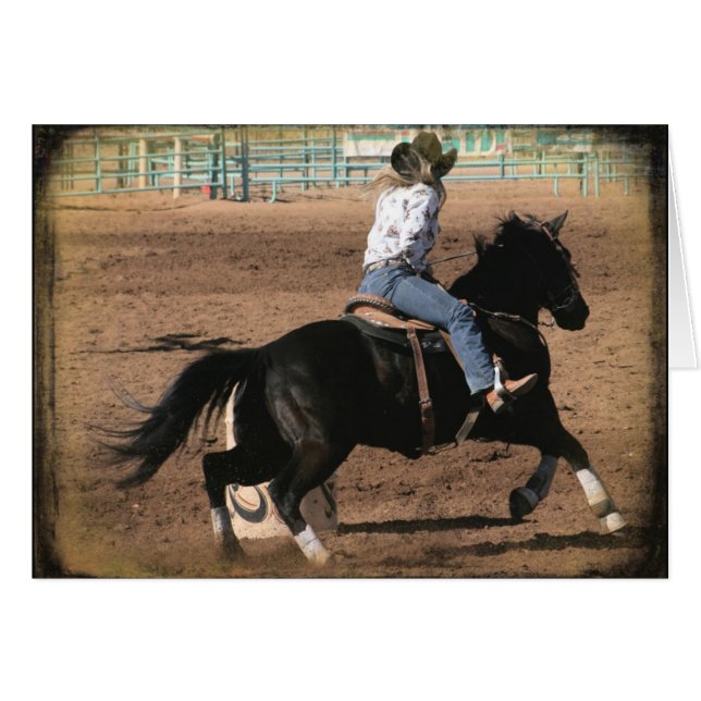 Barrel Racing Faux  (Voorkant Horizontaal)