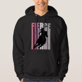 Barrel Racing Fierce Cowgirl Hat Western Theme Sou Hoodie (Voorkant)
