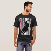 Barrel Racing Fierce Cowgirl Hat Western Theme Sou T-shirt (Voorkant volledig)