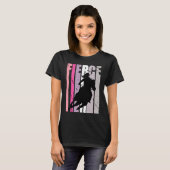 Barrel Racing Fierce Cowgirl Hat Western Theme Sou T-shirt (Voorkant volledig)
