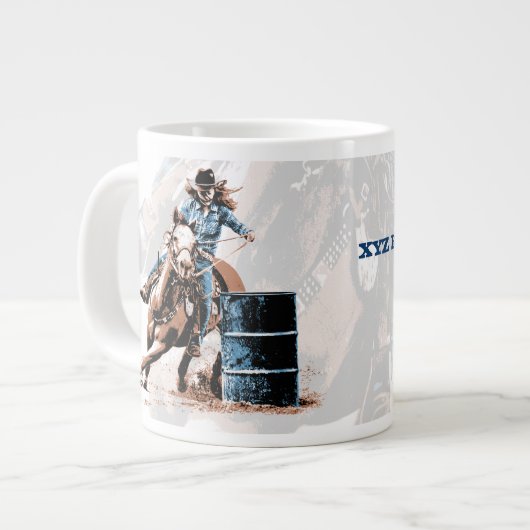 Barrel Racing Grote Koffiekop (Links)