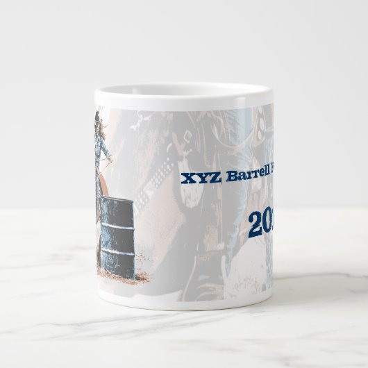 Barrel Racing Grote Koffiekop (Voorkant)