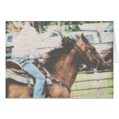 Barrel Racing Horse (Voorkant Horizontaal)