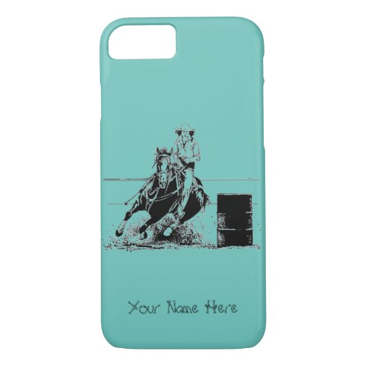 Barrel Racing Horse Case-Mate iPhone Case (Achterkant)