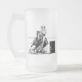 Barrel Racing Horse Matglas Bierpul (Links)