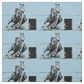 Barrel Racing Horse Stof (Swatch)