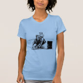 Barrel Racing Horse T-shirt (Voorkant)