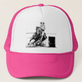 Barrel Racing Horse Trucker Pet (Voorkant)