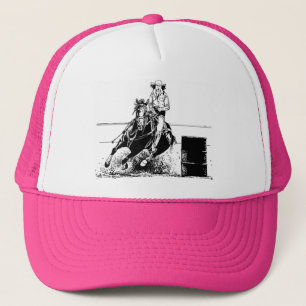 Barrel Racing Horse Trucker Pet