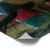 Barrel Racing in Dusk Poster (Hoek)