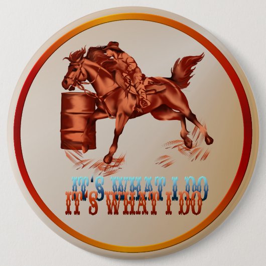 Barrel Racing_It's is wat ik doe met Button (Voorkant)