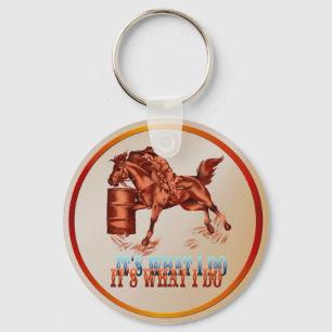 Barrel Racing_It's is wat ik doe - Sleutelhanger