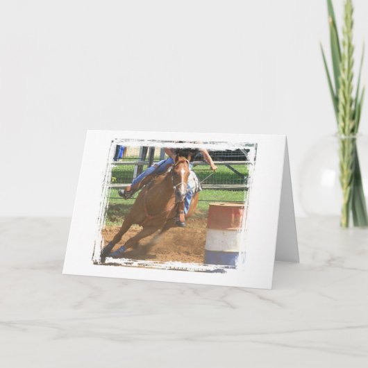 Barrel Racing Kaart (Voorkant)