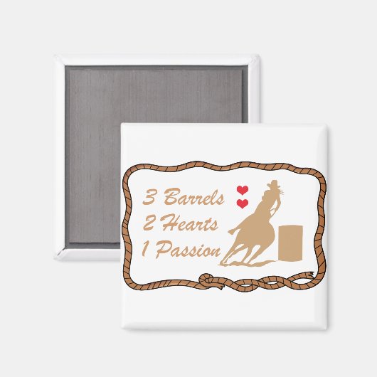 Barrel Racing Magneet (Voorkant / Achterkant)