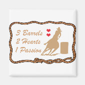 Barrel Racing Magneet (Voorkant)