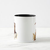 Barrel racing meisje en paard in competitie. mok (Midden)