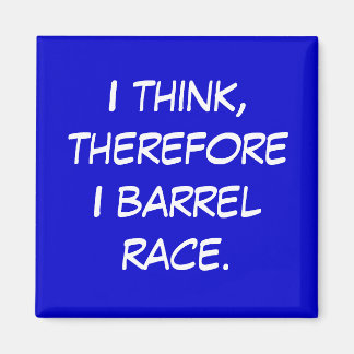 Barrel Racing - Meisjes - Ik denk daarom... Magneet