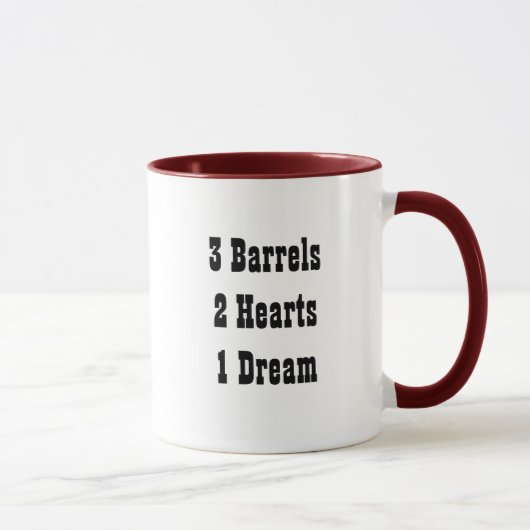 Barrel Racing Mok (Rechts)