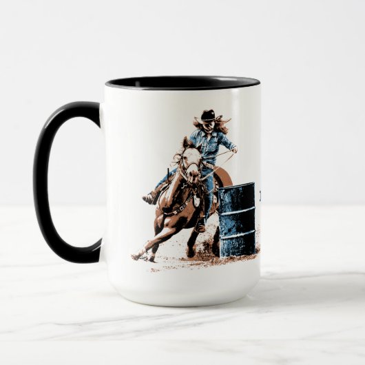 Barrel Racing Mok (Links)