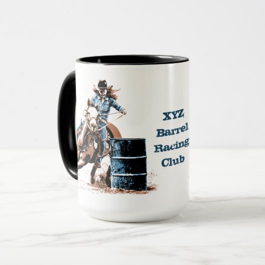 Barrel Racing Mok (Voorkant links)