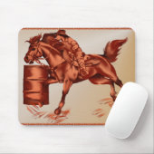 Barrel Racing _Mousepad Muismat (Met muis)
