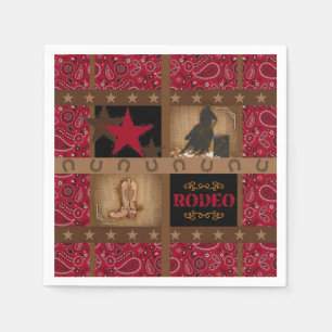 BARREL RACING PAISLEY BARREL RACER DECOUPAGE PAPIE SERVET
