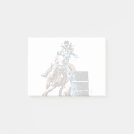 Barrel Racing Post-it® Notes (Voorkant)