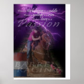 Barrel Racing Poster (Voorkant)