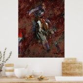 Barrel Racing Poster (Keuken)