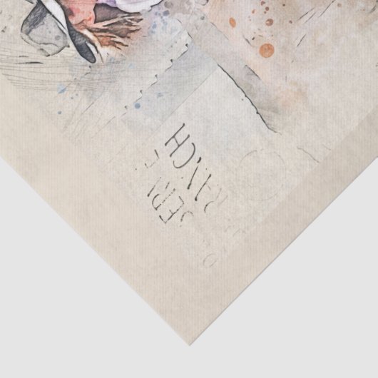 Barrel Racing Quote Tissuepapier (Detail)