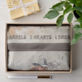 Barrel Racing Quote Tissuepapier (Geschenk)