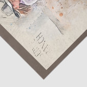 Barrel Racing Quote Tissuepapier (Detail)