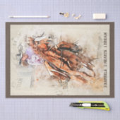 Barrel Racing Quote Tissuepapier (Craft)