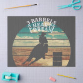 Barrel Racing Quote Tissuepapier (Craft)