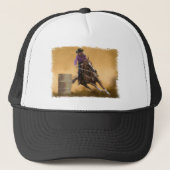 Barrel Racing Trucker Pet (Voorkant)