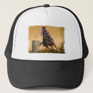 Barrel Racing Trucker Pet