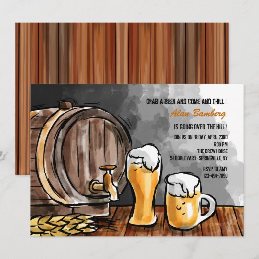 Barrel van de uitnodiging tot het indienen van bie (Voorkant / Achterkant)