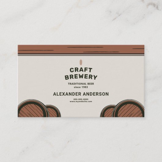 Barrels - Brouwerij Visitekaartje (Voorkant)