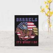 Barrels zijn wat ik doe kaart (Gele Bloem)