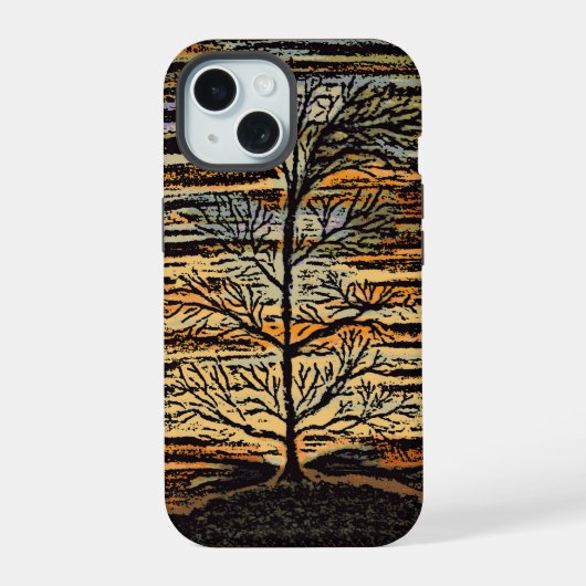 Barren Dawn iPhone 15 Case (Achterkant)