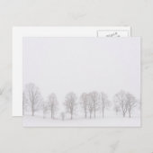 Barren in een sneeuwwit briefkaart (Voorkant / Achterkant)
