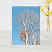 Barren Trees Kaart (Gele Bloem)