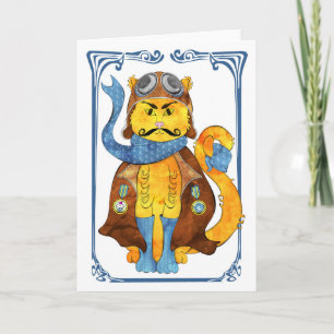 Barren Van Kat Card Kaart
